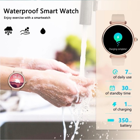 Smart Wearable Watch - Pink Model G53 Android Smart Watch - Picture 7 of 13